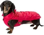 Fashion Dog - Hundemantel Speziell F&uuml;r Dackel - Rot - 47 Cm