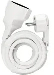 Kopp - 143602080 Strom Verl&auml;ngerungskabel Wei&szlig; 3.00 M H05vv-f 3g 1,5 Mm2