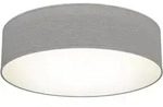 B.k.licht - Deckenleuchte &radic;&ograve;38 Cm - Stoffschirm, E27 Fassung, 2-flammig, Taupe