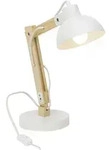 Lampe Moda Tischleuchte Wei&szlig; 1x A60, E27, 25w, Geeignet F&uuml;r Normallampen (nicht
