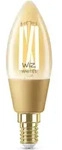 Smarte Wiz Tunable White Amber Glass Led Lampe, E14 Kerzenform, 25w, Vintage-design,