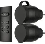 Funkschalt-set Ip44 Mini2+1 Sw 0085600503 Funk-steckdosen-set 3teilig Au&szlig;enbereich