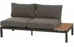 Siena Garden 2-sitzer Lounge-sofa Alvida Aluminium Anthrazit/ranotex...