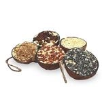 Lyra Pet - 3 X 10 Stk. &reg; Halbe Kokosnuss Gef&uuml;llt Mit Topping