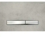 Geberit Sigma50 - Bet&auml;tigungsplatte, 2 Mengensp&uuml;lung, Betondekor/chrom Schwarz