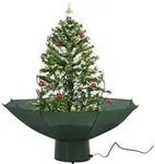 Vidaxl Schneiender Weihnachtsbaum Mit Schirmfu&szlig; Gr&uuml;n 75 Cm
