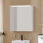 Fackelmann Oxford Spiegelschrank 60cm - Wei&szlig; Hochglanz
