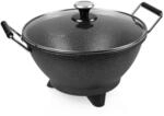 Princess - Elektrischer Asia Wok, Pfanne Mit Glasdeckel, 7 Liter, &Oslash; 30cm, 1400watt