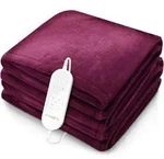 Heizdecke Elektrisch 160x120cm Weinrot W&auml;rmeunterbett Xxl Heizmatte