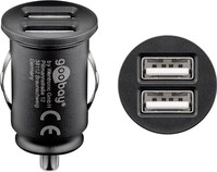 Goobay - Dual-usb Auto-ladeger&auml;t (24 W), Kfz-ladeadapter Mit 2x Usb-anschl&uuml;sse (24