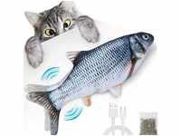 Katzenspiel Magic Fish - Venteo - Erwachsene - Grau - Lernspielzeug, über USB-Kabel