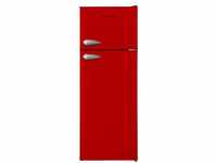 Kühlschrank freistehend 171 Liter 4 Gefrierfach Stand Retro 144 cm Rot Respekta