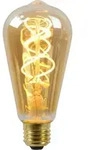 Lucide - St64 - Gl&uuml;hfadenlampe - &Oslash; 6,4 Cm - Led Dim. - E27 - 1x4,9w 2200k -...