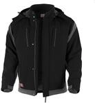 Winterarbeitsjacke - Softshelljacke Pro Schwarz/grau Gr. L