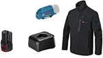 Bosch Beheizbare Jacke Ghj 12+18v Xa, Gr&ouml;&szlig;e 2xl Mit Akkuadapter, Akku + Lader
