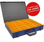 Europlus Pro M 44h-24 Profi-metallkoffer F&uuml;r Kleinteile, Sortimentskasten Mit 24