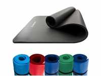 ScSPORTS® Yogamatte - 190x80 cm, 1,5 cm Stärke, Rutschfest, NBR, mit...