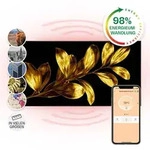 Klarstein - Wonderwall Air Art Smart Infrarotheizung Goldenes Blatt 120x60cm 700w
