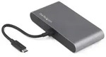Dockstation Startech Tb3dkm2dpl 4k Ultra Hd Grau