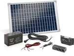 Esotec Solar Inselsystem Mit Laderegler, Solarmodul 20wp, Kabel, Akku 120005