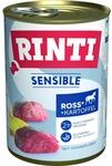 Rinti - Sensible Hundenassfutter Adult 400 G Ross & Huhnleber Nassfutter Hunde