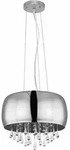Pendellampe H&auml;ngeleuchte Wohnzimmerlampe Deckenlampe Esszimmerlampe, Metall Chrom
