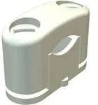 Obo Som-schelle 3083 32-45mm Lichtgrau