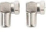 Schwaiger F Winkeladapter Wad8321 531 Silber, 90&deg; Gewinkelt, 1x F Stecker / 1x F