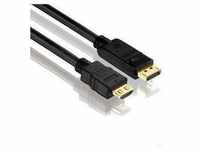 PureInstall - Video- / Audiokabel - DisplayPort / hdmi - 28 awg - DisplayPort (m) -