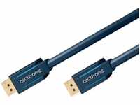Click cas 70712 - DisplayPort Kabel, DisplayPort Stecker, Casual, 3 m, blau (click c
