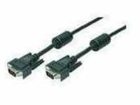 Logilink - vga Cable 2xST black 2x Ferrit Core 5M (CV0003)