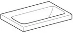 Keramag - Geberit Icon Light Waschtisch, 60 Cm X 42 Cm, Ohne Hahnloch, Ohne