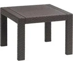 Allibert Polyrattan Gartentisch "victoria", Braun