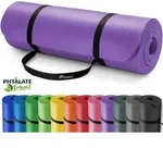 Tresko&reg; Yogamatte Fitnessmatte Gymnastikmatte Pilates 185x60x1,0cm Lila