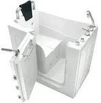 Sitzwanne Whirlpool Badewanne Mit T&uuml;r S08wp-b-l 110x68cm