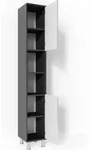 Badschrank Fynn, Anthrazit, 30 X 190 Cm, Vicco