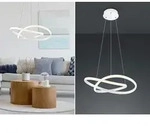Reality Leuchten - Led Pendelleuchte Course Wei&szlig; Stufen Dimmer 4000 Kelvin