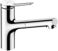 Einhebel-sp&uuml;ltischmischer Zesis M33 150 Ausziehbrause 2 Jet Sbox Lite Chrom