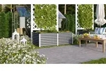 Vitavia - Hochbeet 'linus 630', Granit/ Alu Eloxiert, 188 X 96 X 63 Cm (l X B X H)