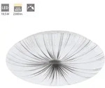 Led Deckenleuchte Nieves Wei&szlig;-silber &Oslash; 41 Cm Warmwei&szlig; Deckenlampen & Kronleuchter