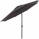 Isa Mittelstockschirm Anthrazit/anthrazit &Oslash;300 Cm Gestell Aluminium Anthrazit,