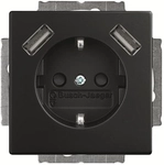 Busch-jaeger Schuko-2x Usb Steckdose 20 Eucb2usb-885