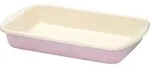 Riess Auflaufform 32x19cm Pastell-rosa Emaille