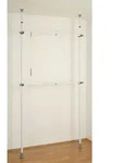 Teleskop-garderobensystem Herkules Basic, Verstellbares Ordnungssystem,