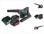 Metabo Ag 18 Akku Gebl&auml;se 18 V + 2x Akku 10,0 Ah + Ladeger&auml;t
