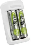 Ladeger&auml;t Akku, F&uuml;r 1-2 Nimh Aaa,aa, Inkl. 2x Aa 1300 Mah Akku - Ansmann