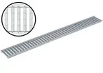 Stegrost Stahl Verzinkt Aco Self 38516 F&uuml;r Entw&auml;sserungsrinne 120x1000mm