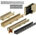 Aco Self &reg; Entw&auml;sserung Baukasten Stegrost Kunststoff 1m Mit Microgrip