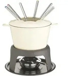 Kitchencraft Masterclass Fondue Mit 6 Gabeln Of Emailliertem Gusseisen, 21 X 18...