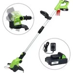 Teleskop-rasentrimmer Mit Akkupack 20 V 1500 Mah Li-ionen - Vidaxl
